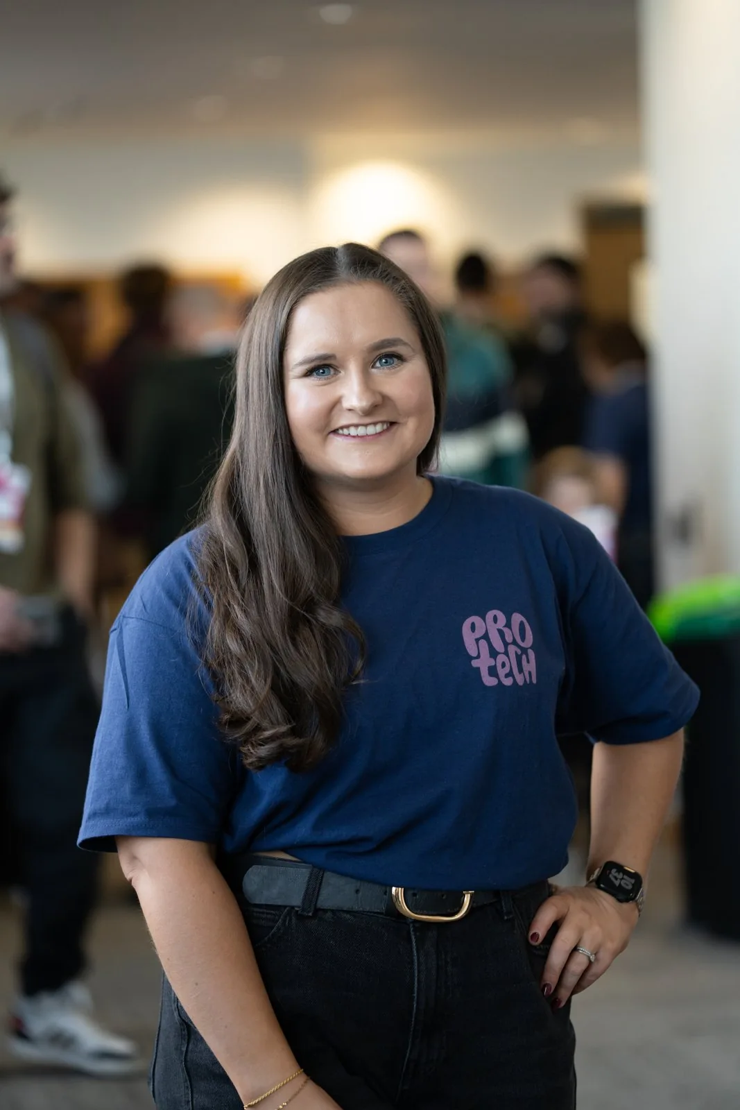 Katie Willoughby, ProTech founder, at a technology event